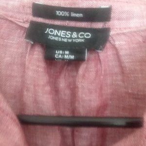 Jones & Co. Jones New York Size Medium 100% Linen